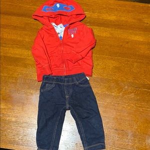 Super hero jacket set